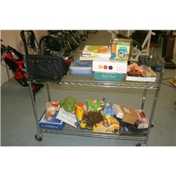 RACK OF MISC. CHILDREN TOYS