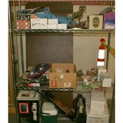 Rack Lot of Misc. Items