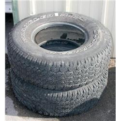2 WRANGLER RT/S GOODYEAR TIRES 31X10.50R15LT
