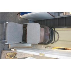 LOT OF MISC CHAIRS & DOOR