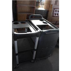 2 Plastic Carts