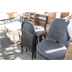 Misc Lot Of Chairs & Tables