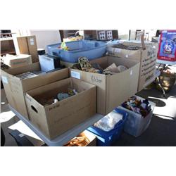 Table Lot Of Misc Items