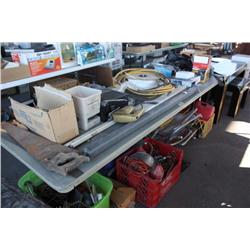 Table Lot Of Misc Tools