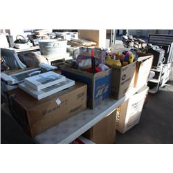 Table Lot Of Toys, Books, Misc Items