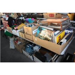Table Lot Of Misc Items