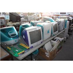 Table Lot Of Apple Computers & Monitors