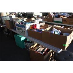 Table Lot Of Misc Items