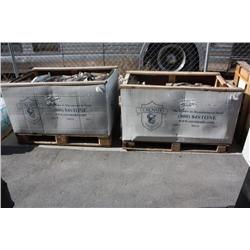 2 Crates With Cultured Stone Coastal Brown