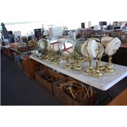 Table Lot Of Mirrors & Hangers