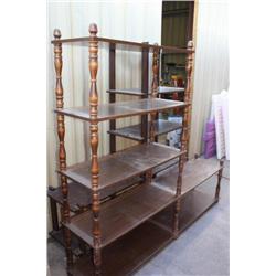 2 Tiered Open Shelves