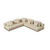 Image 1 : Sunday's - Sunny Days Outdoor 3-Piece Corner Modular Sectional, Sandy - R.V. $8,360 (includes 3 Boxe