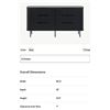 Image 4 : Sunday's - Easy Edge Double Dresser, Black Oak - R.V. $2,250 (DRE-SH-005-002)