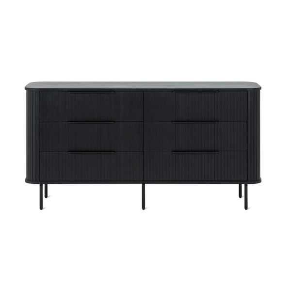 Sunday's - Easy Edge Double Dresser, Black Oak - R.V. $2,250 (DRE-SH-005-002)
