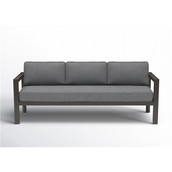 Outdoor Black Metal & Light Grey 3-Seat - R.V. $1,299.99 (New - No Box)