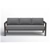 Image 1 : Outdoor Black Metal & Light Grey 3-Seat - R.V. $1,299.99 (New - No Box)