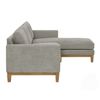 Image 2 : Living Style Henredon Murphy 2-piece Fabric Sofa w/ Ottoman - R.V. $1,799.99 (New - No box)
