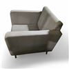 Image 3 : Contemporary Upholstered Light Grey Tufted Armchair - R.V. $475 (Light Removable Stains on the Fabri