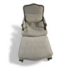 Image 2 : Bombay French-Style Decorated Cream Bergere Chair & Ottoman
