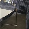 Image 2 : Genesis Round Mirror Metal Stainless Steel Coffee Table - 70" x 70" x 30"