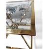 Image 2 : Ark Interior Fiorella End Table Stainless Steel Gold Brass Plated - R.V. $450, 60" x 60" x 60" (ET-1