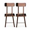 Image 1 : Ark Interior Set of 2 Bohemian Rose Gold Chairs - R.V. $699 (New in Open Box)