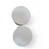 Image 2 : Pair of LH Home Concrete Inverted White Side Tables - Total R.V. $540 (Some Damages)