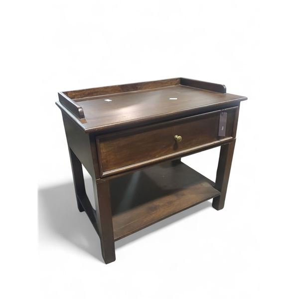 Moe's Maeve Dak Brown Nightstand - R.V. $599 (27.5" L x 18" D x 25" H - Drawer needs repairs)