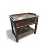 Image 1 : Moe's Maeve Dak Brown Nightstand - R.V. $599 (27.5" L x 18" D x 25" H - Drawer needs repairs)