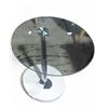 Image 2 : Scan Design Kube Marte Round Glass Top End Table - R.V. $499 (2ft Diameter)