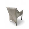 Image 2 : Pair of Root Taupe Faux Leather Dining Armchairs - Approx. Total R.V. $400