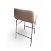 Image 2 : Ark Interior Pair of Bardot Traba Rosegold Frame Light Pink Barstools - R.V. $599, Total Value $1,20