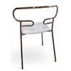 Image 2 : Ark Interior Pair of Traba Rosegold frame Gray seat - R.V. $499, Total Value $800
