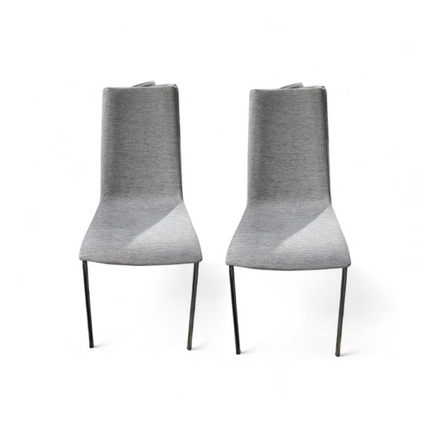 Scab Design Set of 2 Grey Mannequin Chairs, Made in Italy (New in Box) - Approx. R.V. $861
