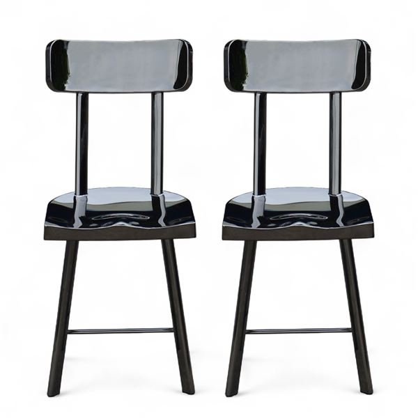 Ark Interior Set of 4 Bohemian Black Chairs - R.V. $699, Total Value $2,800