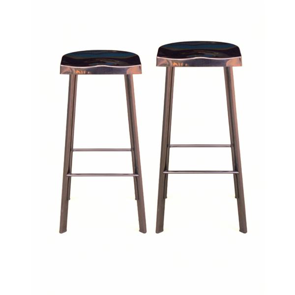 Ark Interior Set of 2 Bohemian Rose Gold Counterstools - R.V. $599, Total $1,200