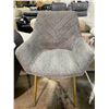Image 2 : Set of 2 Teddy Dining Chair - Grey - RV: $458 CAD