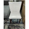 Image 2 : Set of 2 Muse & Merchant Greg Fabric Dining Chairs - Light Grey - RV: $498 CAD