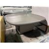 Image 2 : Modern Square Coffee Table – Grey - H16" x 34" x 34"