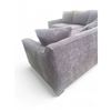 Image 5 : Modular 5-Seat Fabric Sectional Sofa - Dark Charcoal - H29" x W88"/51" x D37"