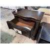 Image 3 : Homelegance Dark Cherry Nightstand - w/Power Outlets and USB Charging Ports