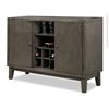 Image 1 : NEW - Felicity Collection Grey Wine Bar Server - 54 x 18 x 34H (5229-40)