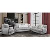 Image 2 : NEW - Imogen Collection Corduroy Brushed-Linen Grey Armchair - 39 x 35.75 x 35.75H (99083GY-1)