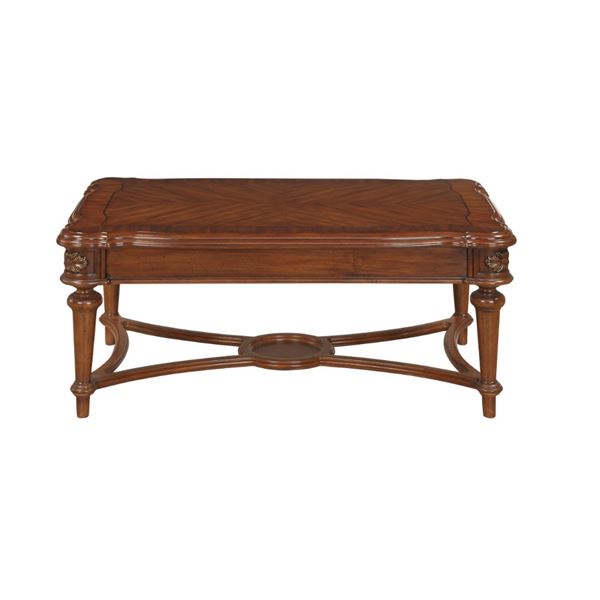 NEW - Barbary Collection’s Dark Wood Cocktail Table - 48 x 30 x 19H (3618-30)