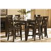 Image 3 : NEW -  Pair of Crown Point Collection Bistro Mango Veneer Counter Heigh Chairs (1372-24)