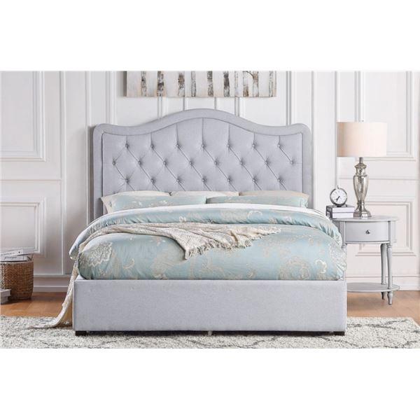 NEW -  Toddrick Collection Queen Upholstred Bed (Total 3 Boxes - HV-1642)
