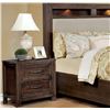 Image 2 : NEW -  Darcy Collection Dark Oak Night Stand (VF-1700-4)