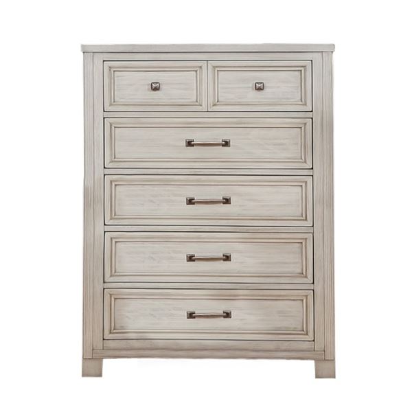 NEW -  Darcy Collection White Oak Chest -  34 x 18 x 48H (VF-1700W-9)