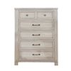 Image 1 : NEW -  Darcy Collection White Oak Chest -  34 x 18 x 48H (VF-1700W-9)