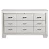 Image 1 : NEW  Allura Collection Textured LED White Dresser (1916W-5)